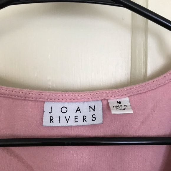 Joan Rivers Light Pink Square Neck Blouse - Picture 3 of 6
